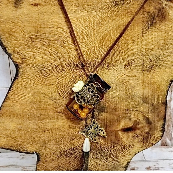 Wish Bottle Charm Necklace - Picture 2 of 4